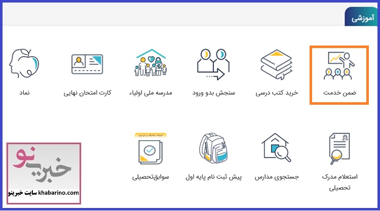 نحوه تغییر رمز سامانه ضمن خدمت فرهنگیان 6 نحوه تغییر رمز سامانه ضمن خدمت فرهنگیان